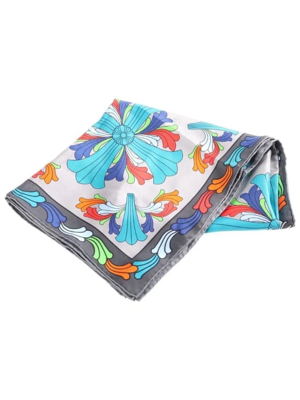 Chrome Hearts CH Scarf Multi Cross Print Silk